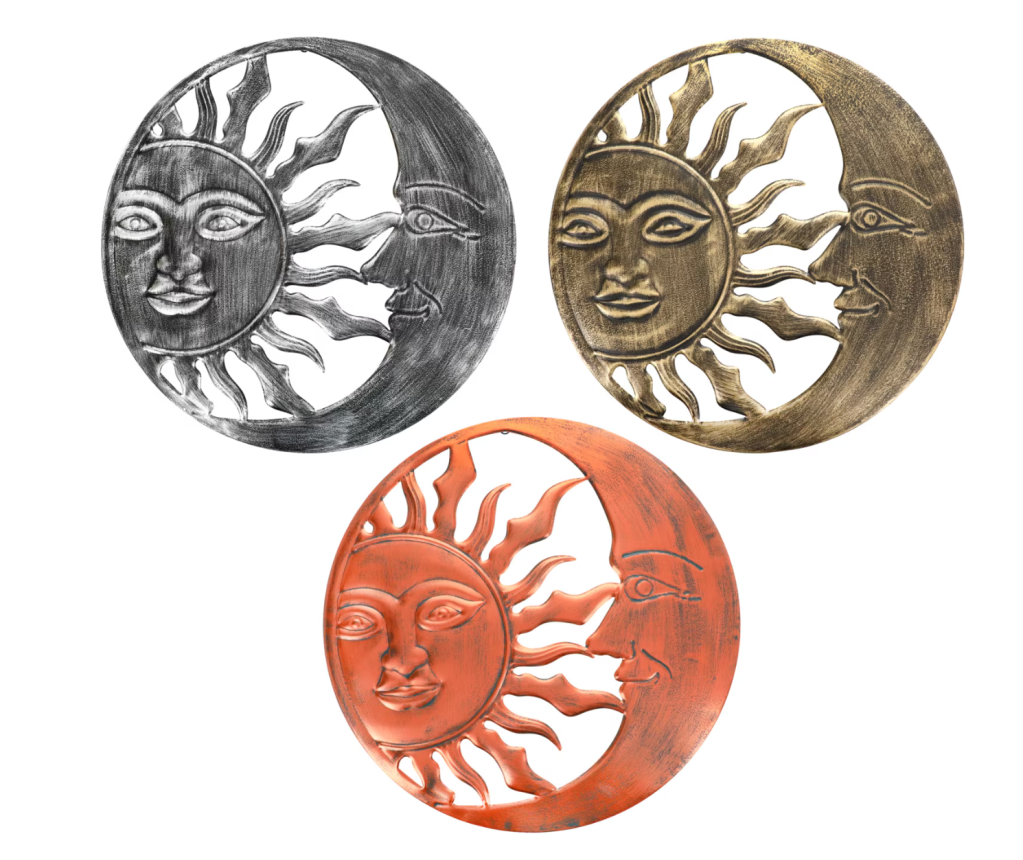 sun and moon decor