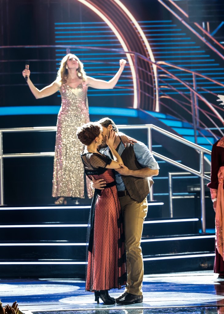 NEW YORK - JUNE 7: The cast of Titanique performs at The 79th Annual Tony Awards, live from the legendary Radio City Music Hall in New York City on Sunday, June 7 (8:00-11:00 PM, LIVE ET/5:00-8:00 PM, LIVE PT) on the CBS Television Network, and streaming on Paramount+ in the U.S. (Photo by Michele Crowe/CBS via Getty Images)