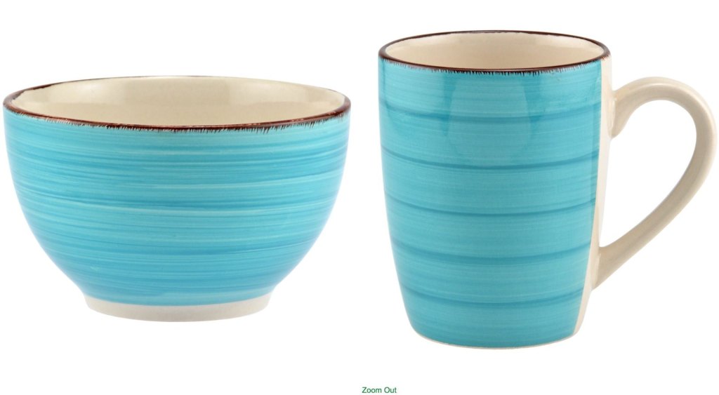 turquoise dishes