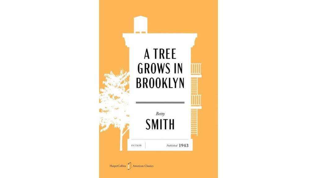 The book cover for 'A Tree Grows in Brooklyn' by Betty Smith