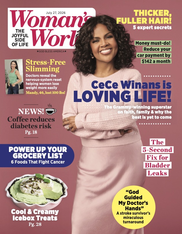 CeCe Winans on the cover of Woman's World