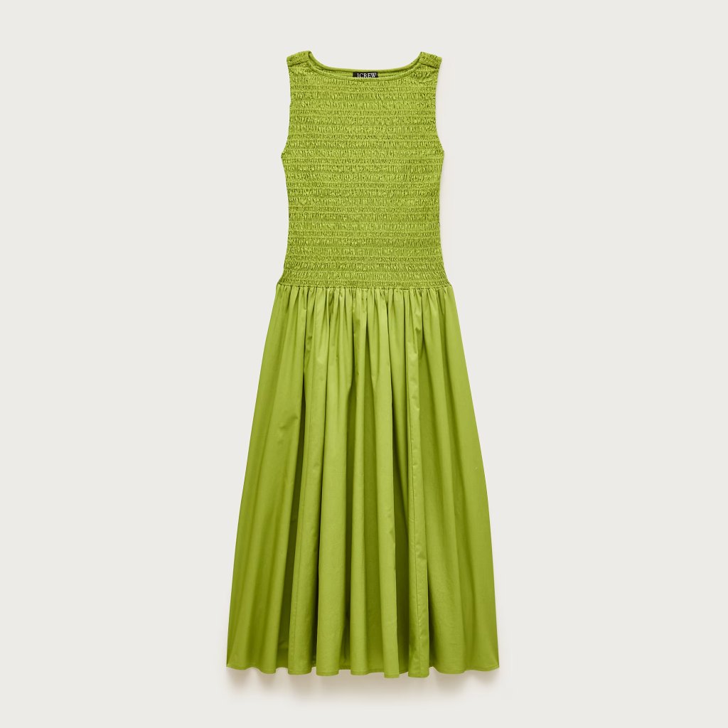 Green dress_J. Crew