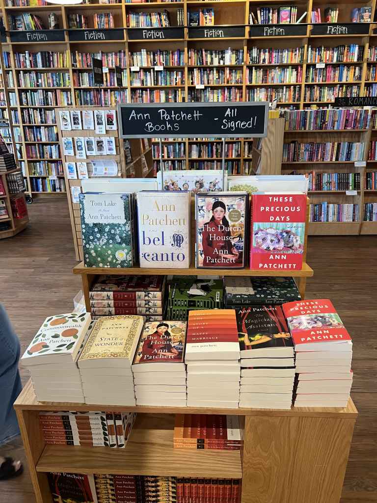 Ann Patchett bookstore recs