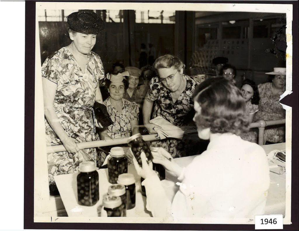 Ellen helps preserve treasured memories — like the food competitions in 1946