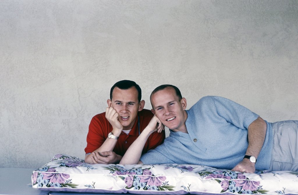 The Smothers Brothers, from left: Dick Smothers, Tommy Smothers, April 24, 1964.