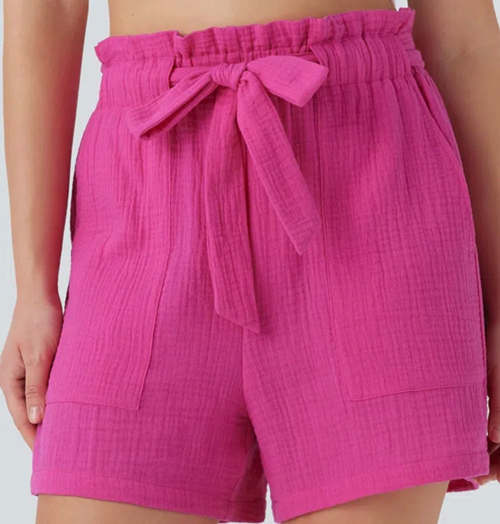 Pink shorts_Halara