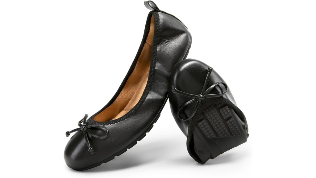 DREAM PAIRS Rollette Foldable Ballet Flats