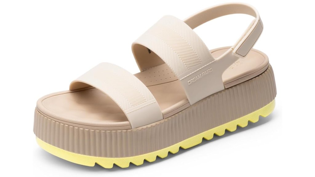 DREAM PAIRS Brz-Kiss Wedge Sandals 
