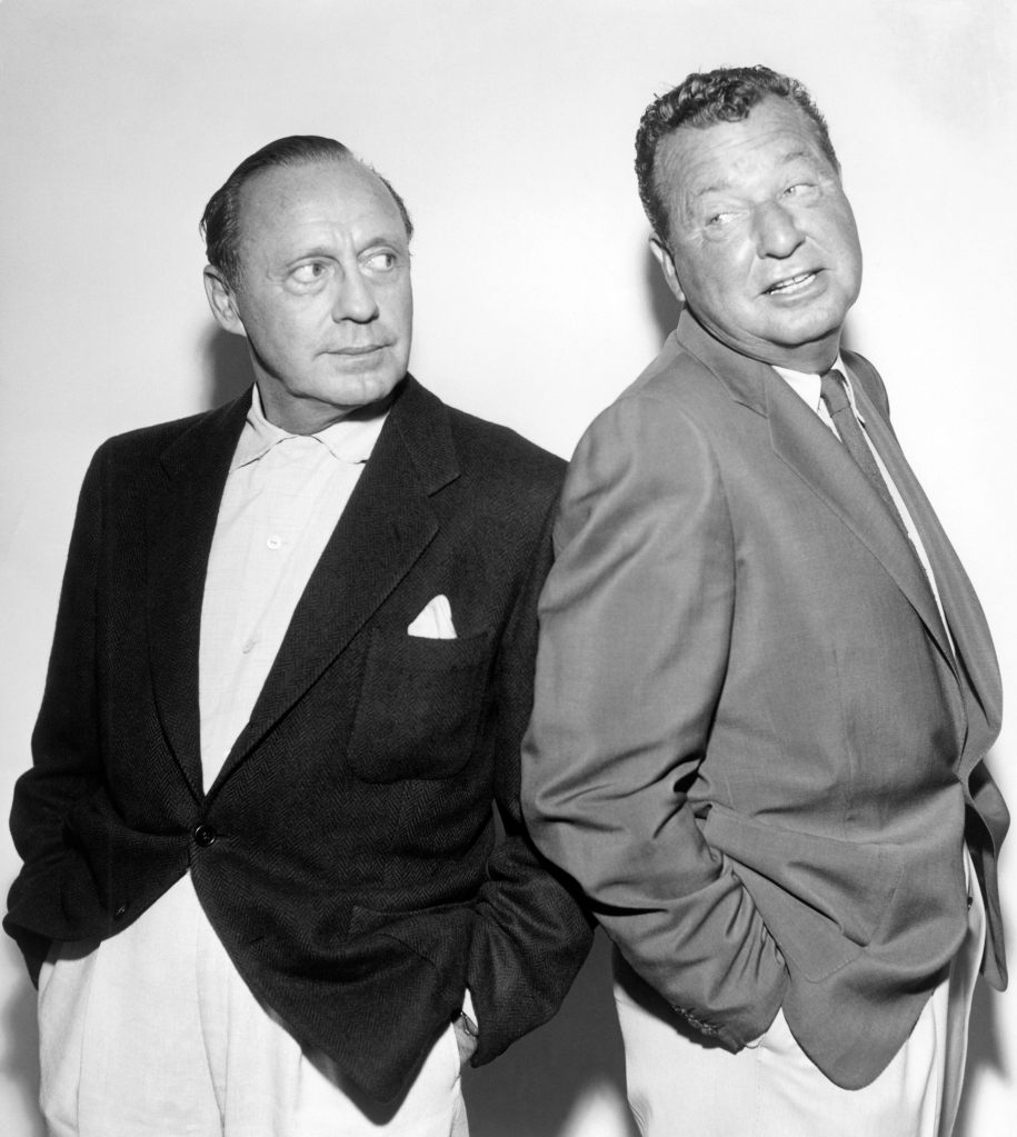 THE JACK BENNY PROGRAM, from left: Jack Benny, Phil Harris, aired October 5, 1958, 1950-1965