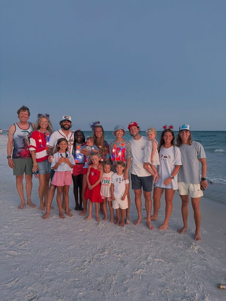 The Gregory-Akins-Page family spent time together at the beach this summer throughout Macy's treatments