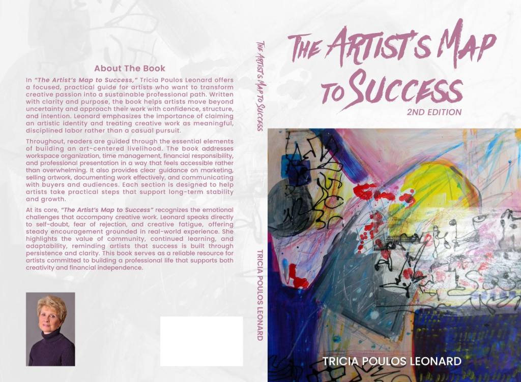 Tricia Poulos Leonard shares how decades of experience in fine art, counseling, and education inspired her to help artists develop confidence, business skills and sustainable creative careers through mentoring, books and original artwork.