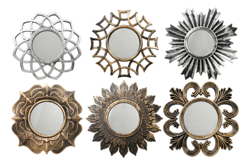 antique-style mirror collection