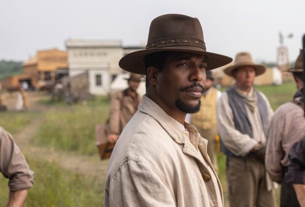 Jocko Sims as Dr. George Tann on Netflix's new Little House on the Prairie series