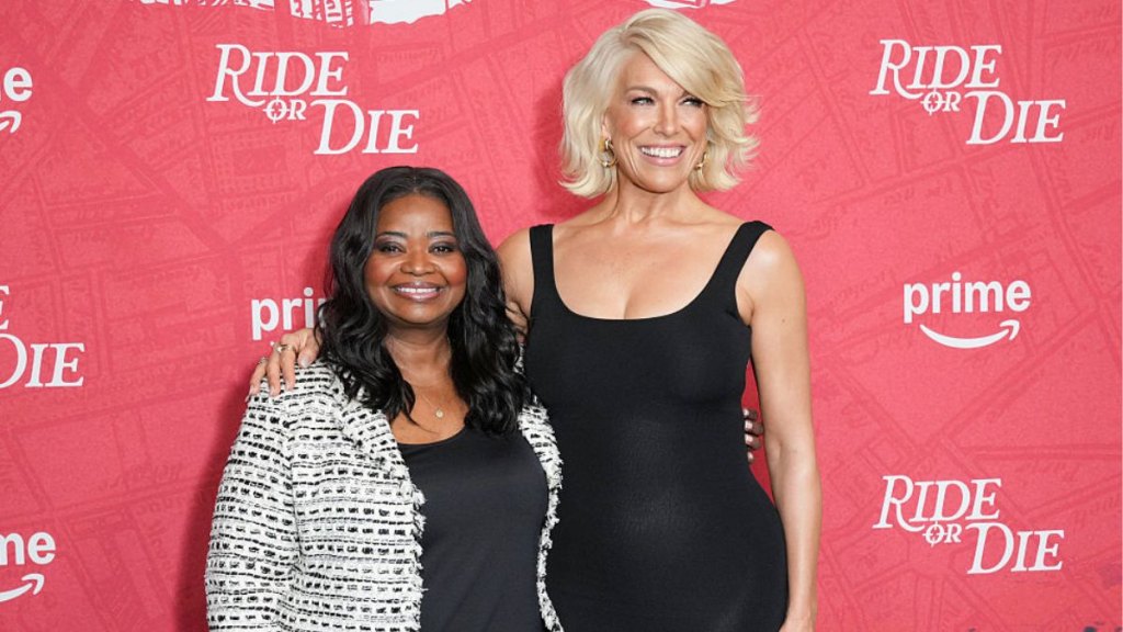 Octavia Spencer and Hannah Waddingham at Ride or Die premiere