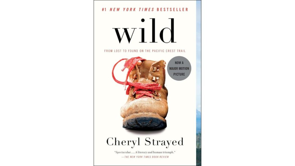 The book cover 'Wild' by Cheryl Strayed.
