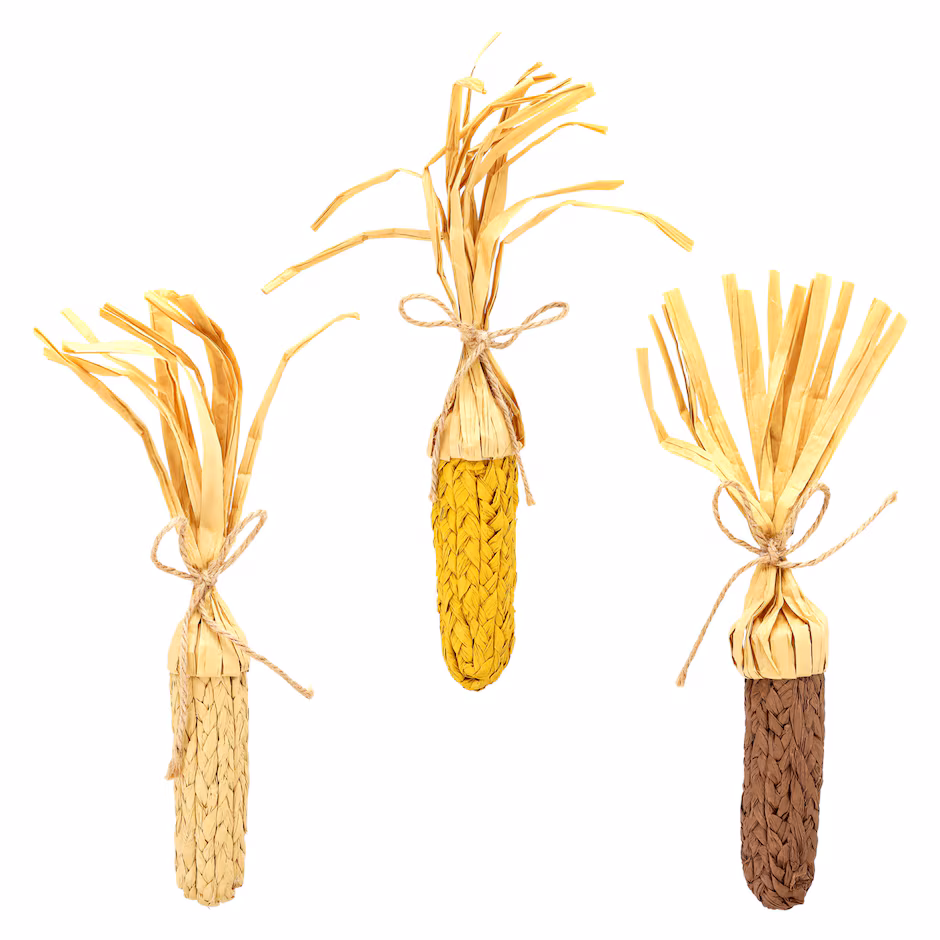 Dollar Tree's faux corn door decor