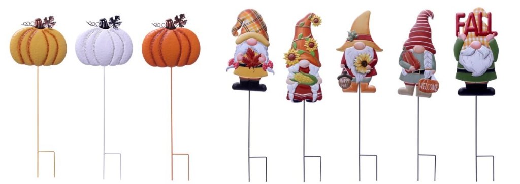 Dollar Tree yard stake collections