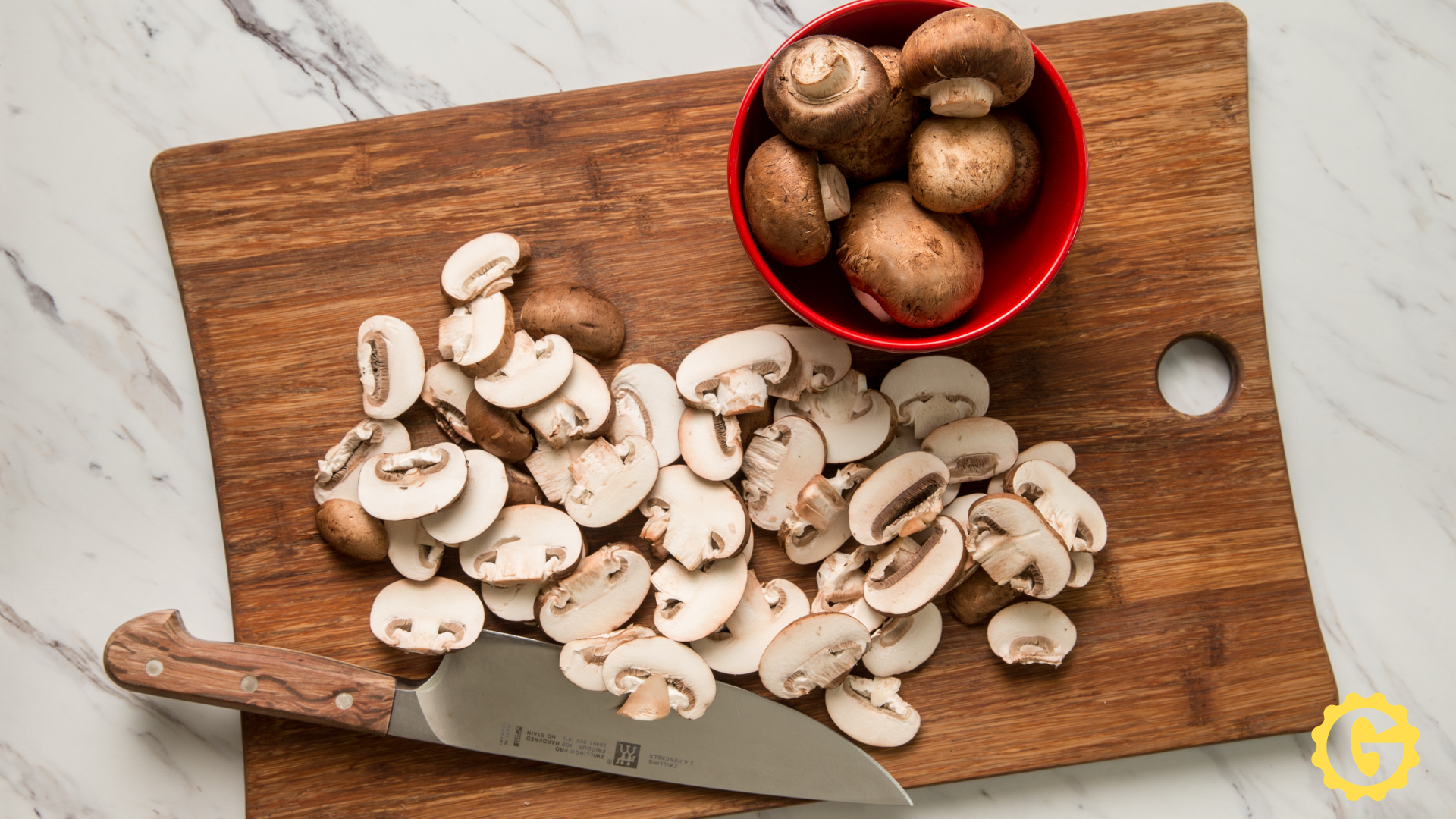 mushrooms on cutting board feature image