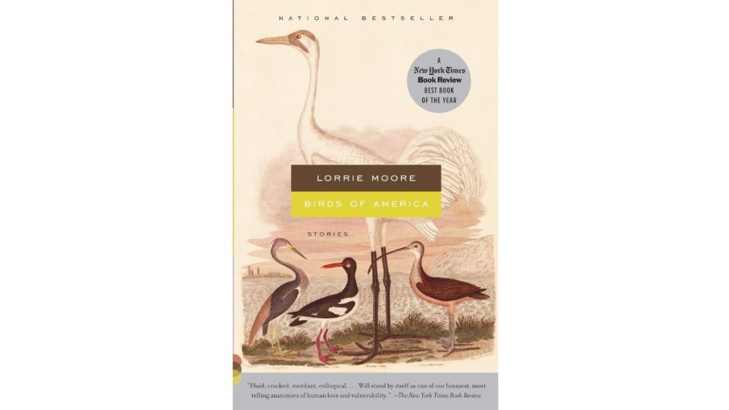 The book cover for 'Birds of America'