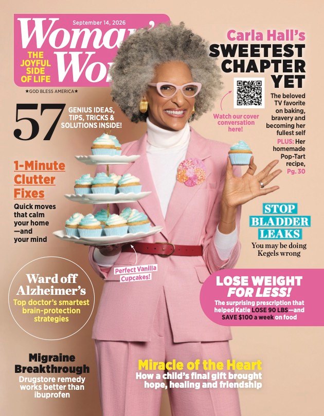 Carla Hall on the cover of Woman's World