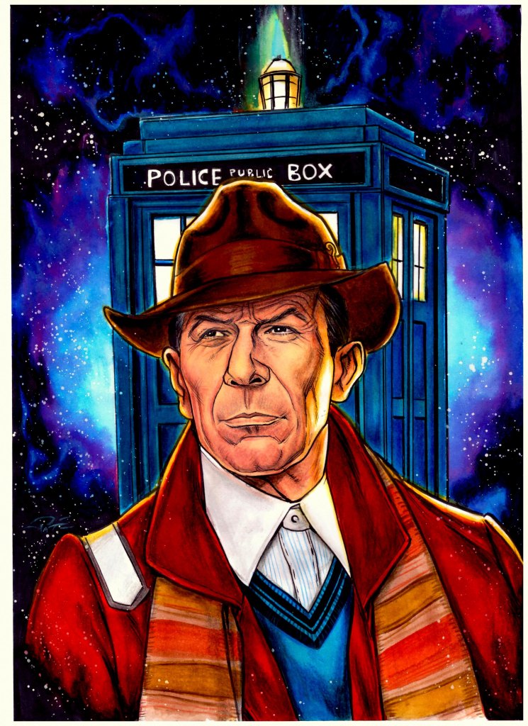 Leonard Nimoy envisioned as Doctor Who