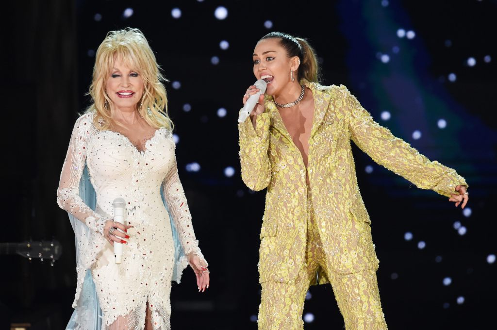 Dolly Parton and Miley Cyrus, 2019