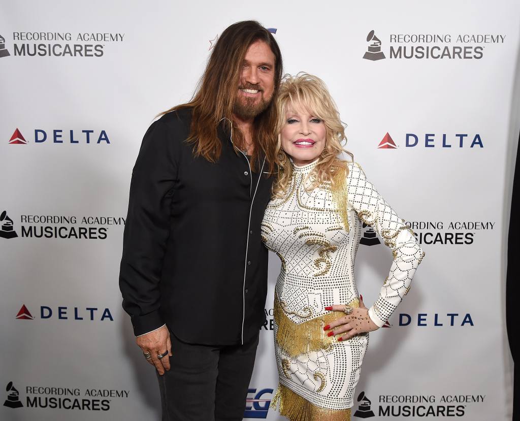Billy Ray Cyrus and Dolly Parton attend MusiCares Person of the Year honoring Dolly Parton (2019)