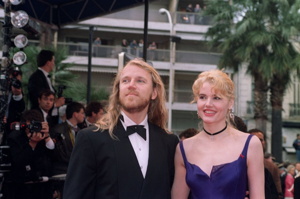 Geena Davis and Renny Harlin, 1993