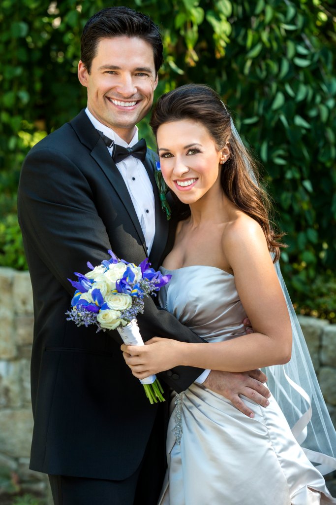 Lacey Chabert and Warren Christie as Gina and Michael Spehn in 'The Color of Rain'