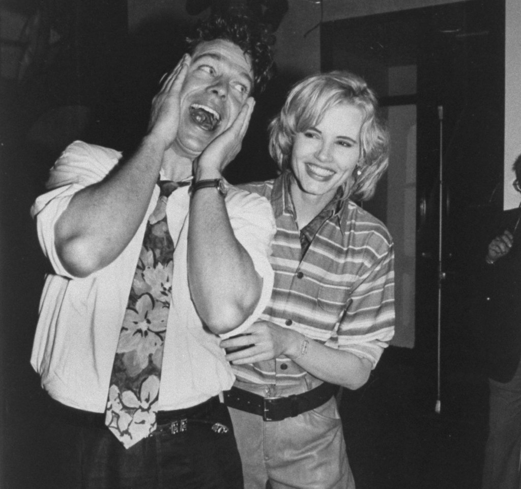 Geena Davis and Christopher McDonald, 1991