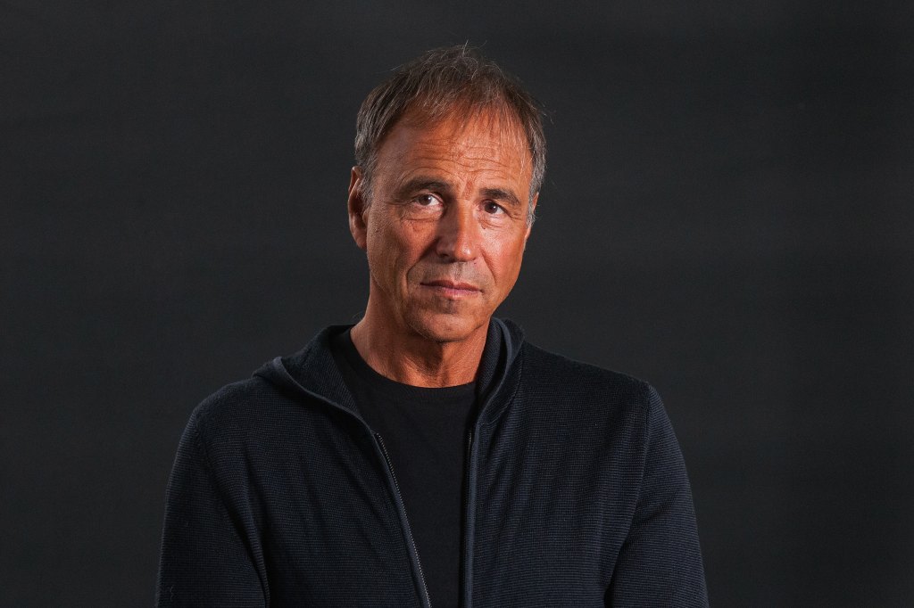 EDINBURGH, SCOTLAND - AUGUST 12: Anthony Horowitz during the Edinburgh International Book Festival on August 12, 2017 in Edinburgh, Scotland.