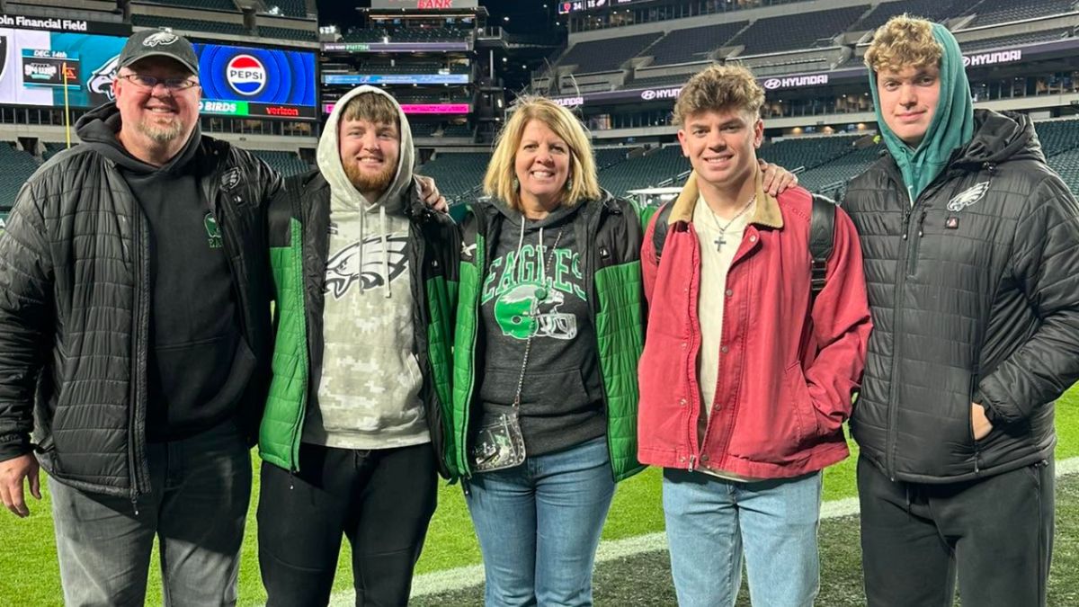 Katie DeJean and her family