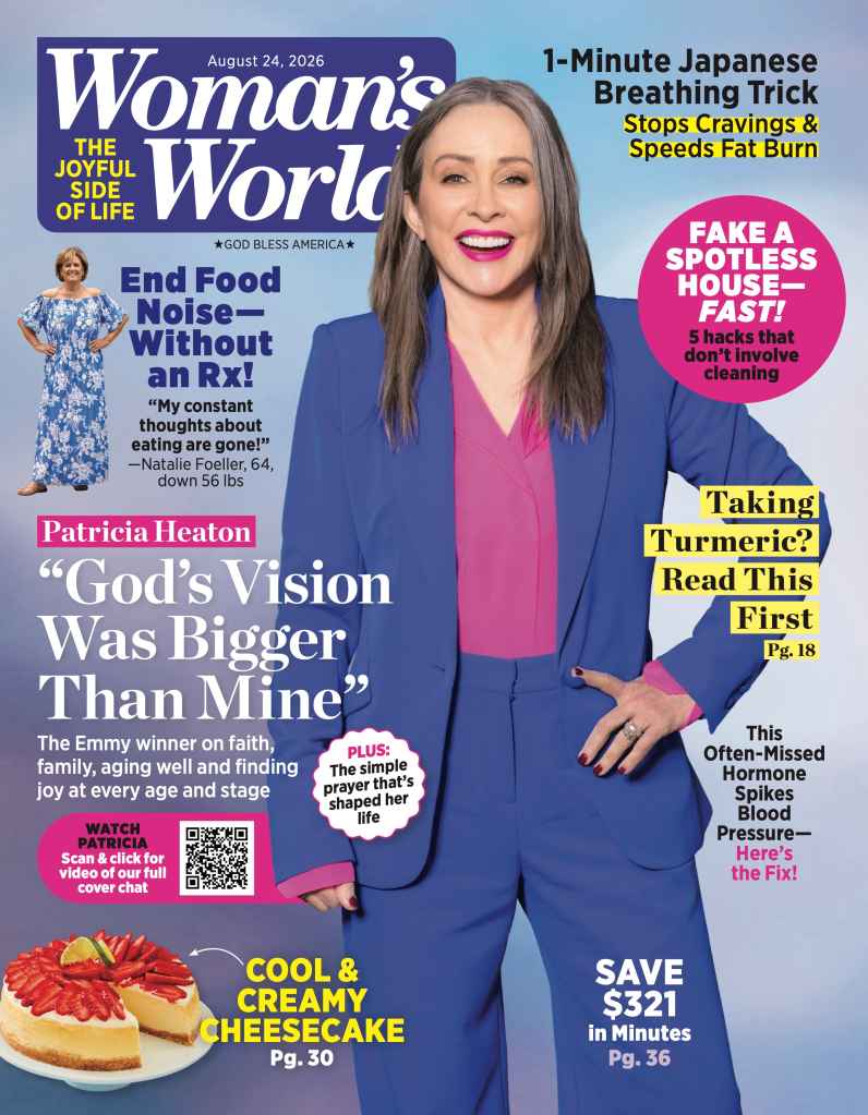 Patricia Heaton Woman's World Cover