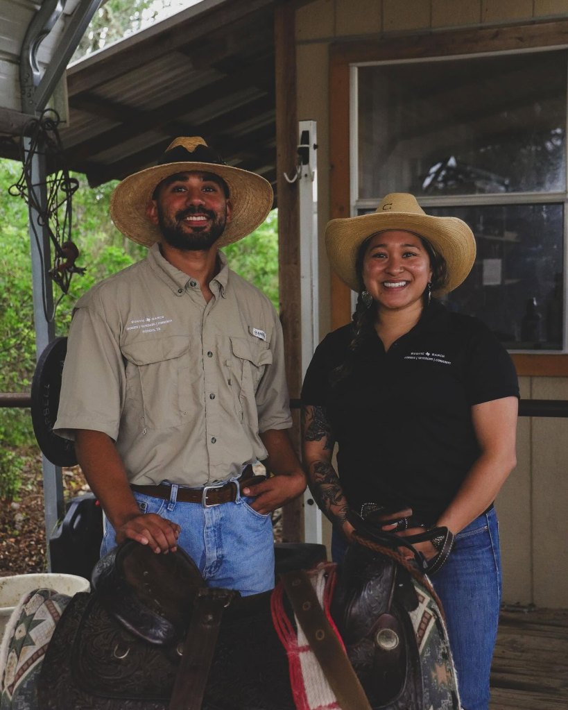 "I’m blessed to witness healing every day," says Nina (right), and Fernando (left) agrees