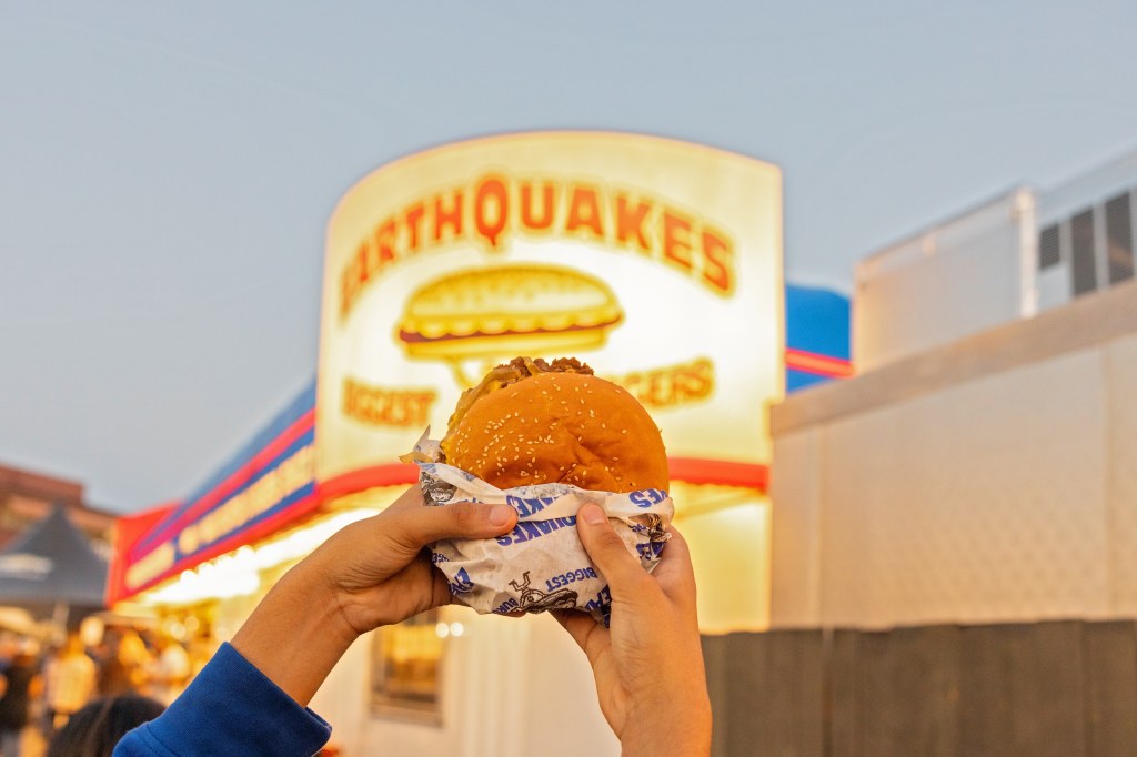 Earthquake Burger has been at the Fair since 1982