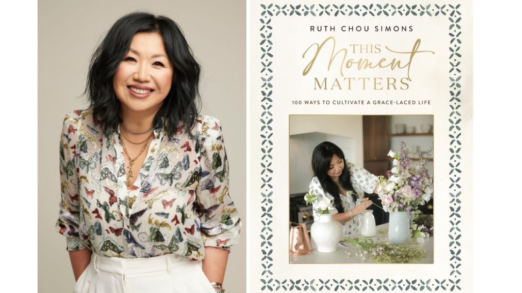 Ruth Chou Simons and her new book, This Moment Matters: 100 Ways to Cultivate a Grace-Laced Life