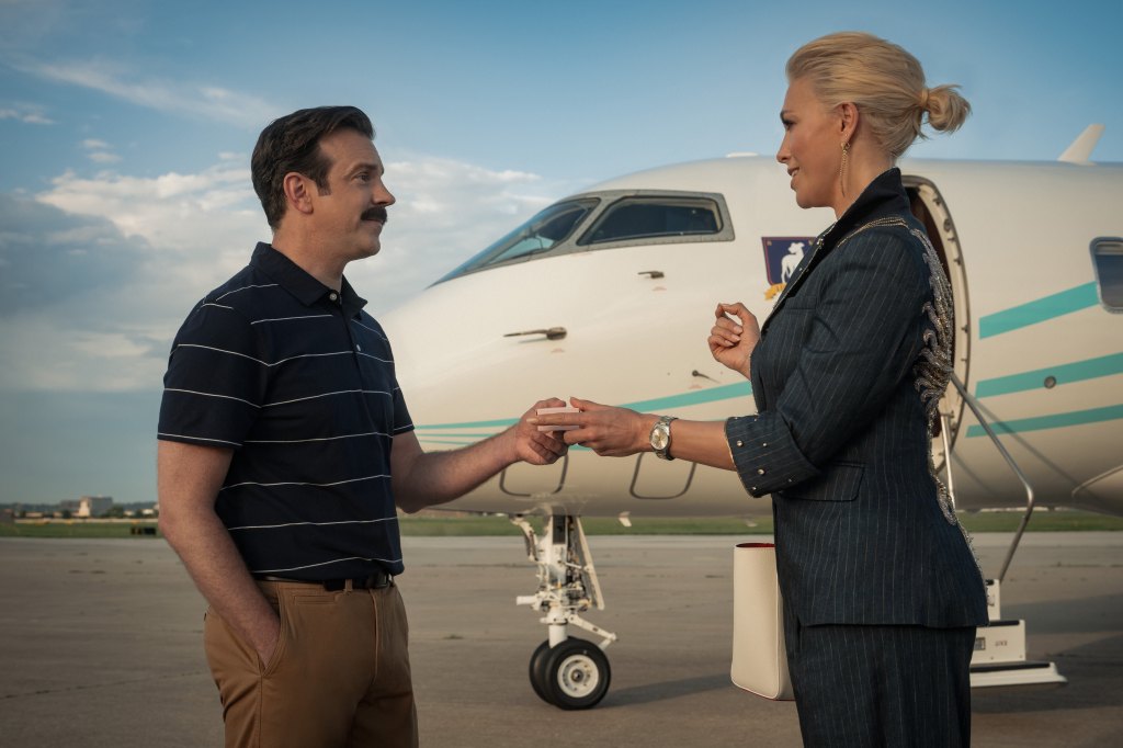 Jason Sudeikis and Hannah Waddingham, Ted Lasso, Season 4, 2026