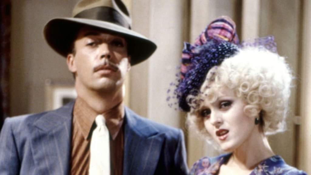 Tim Curry and Bernadette Peters in 'Annie'