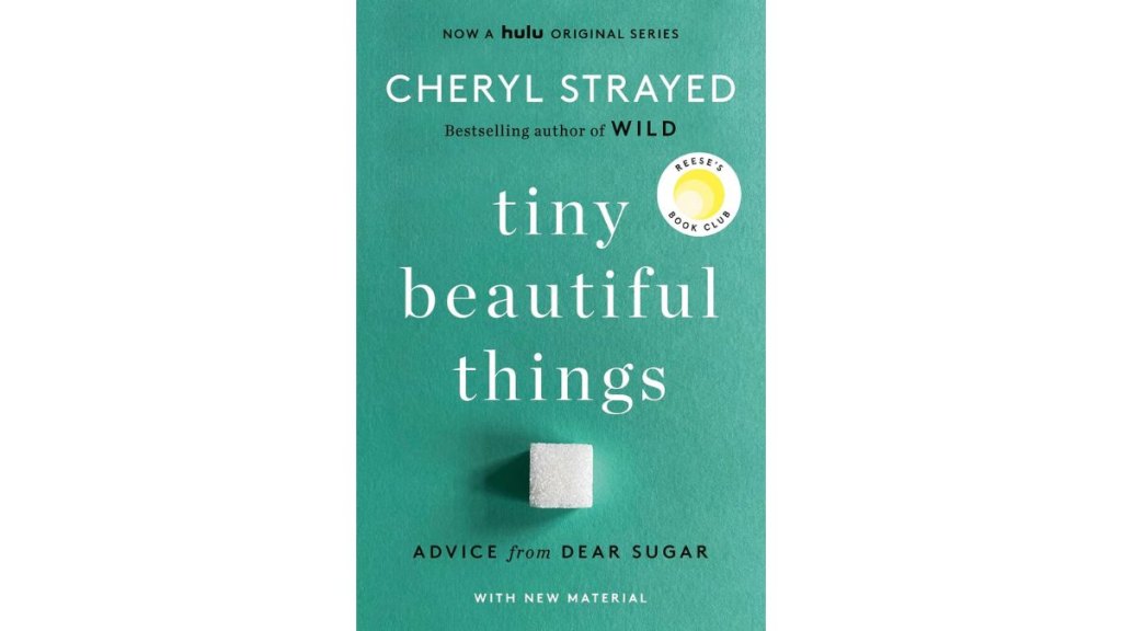 The book cover for 'Tiny Beautiful Things'
