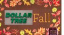 Dollar Tree sign over harvest door mat