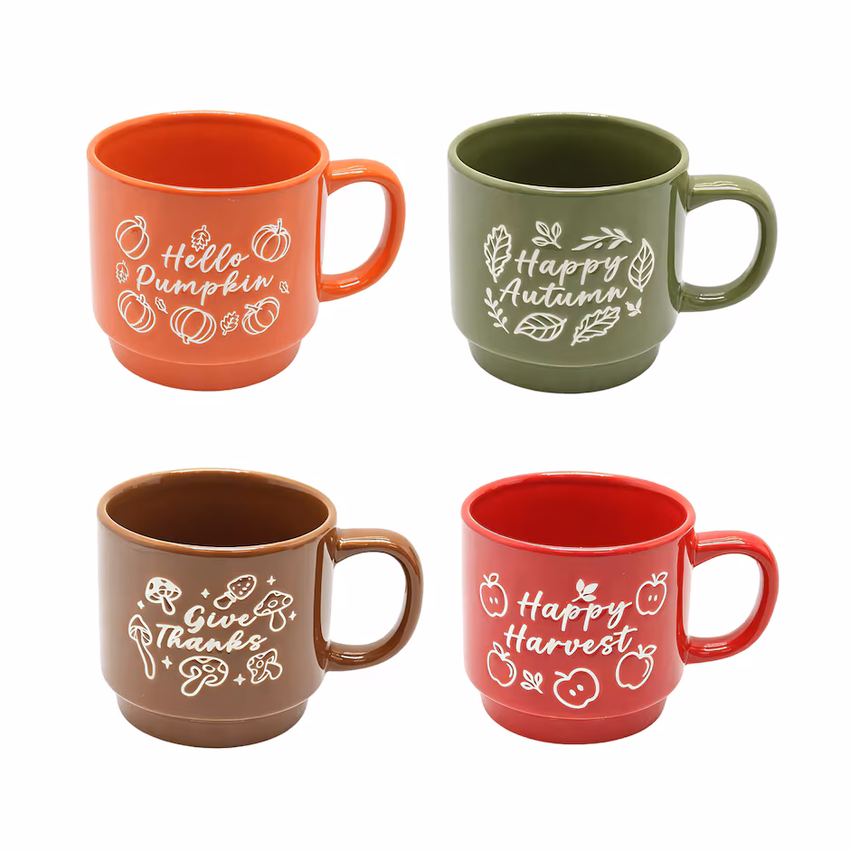 Dollar Tree fall mugs