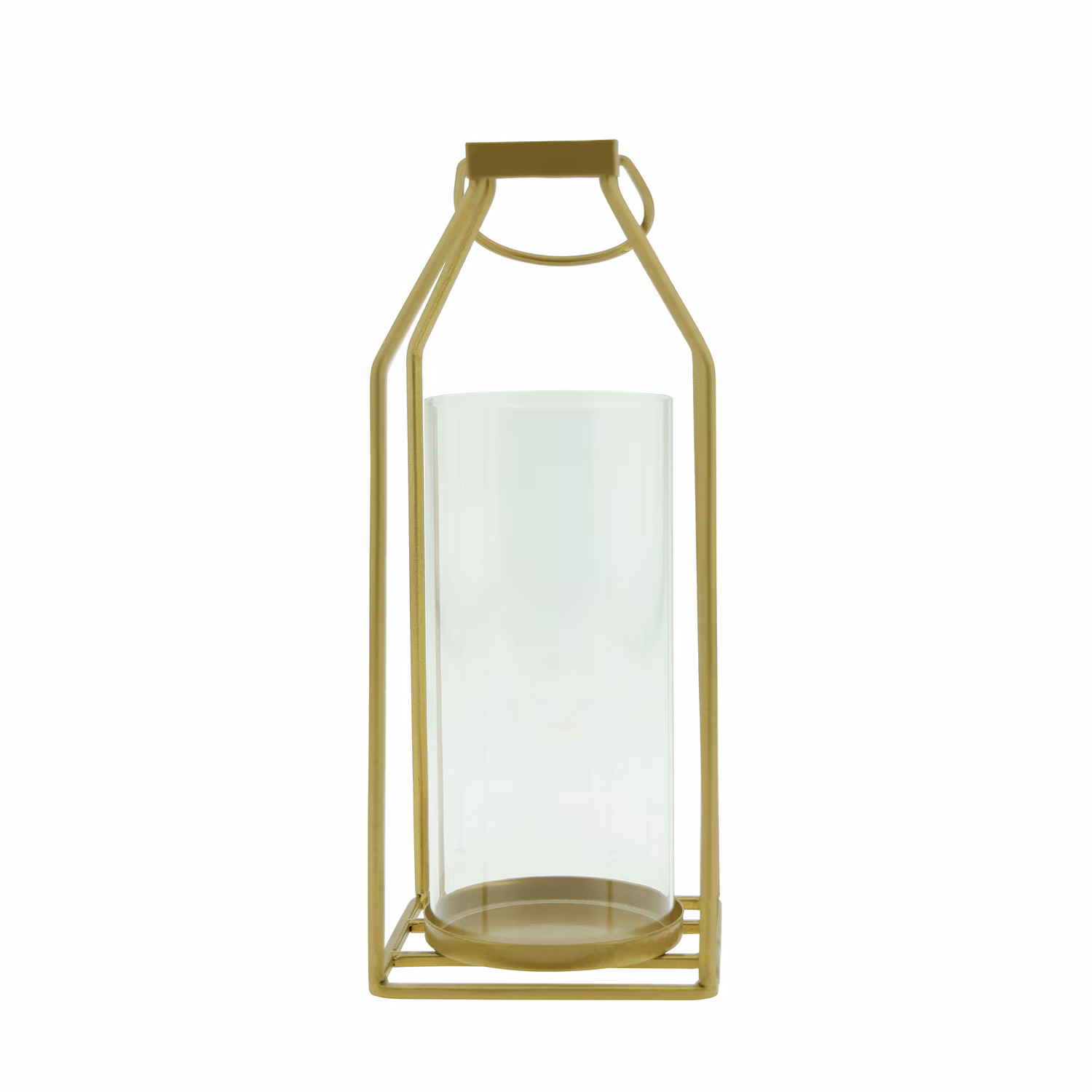 Dollar Tree golden lantern candle holder