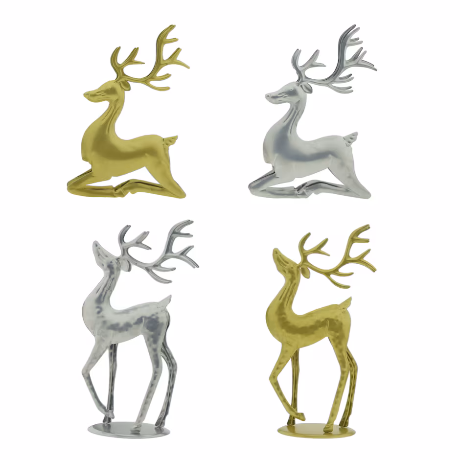 Dollat Tree metal reindeer decor
