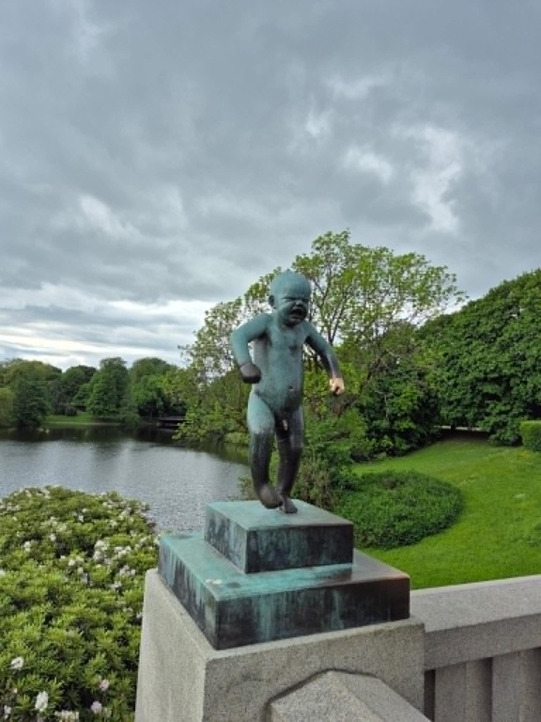 'Angry Baby' sculpture