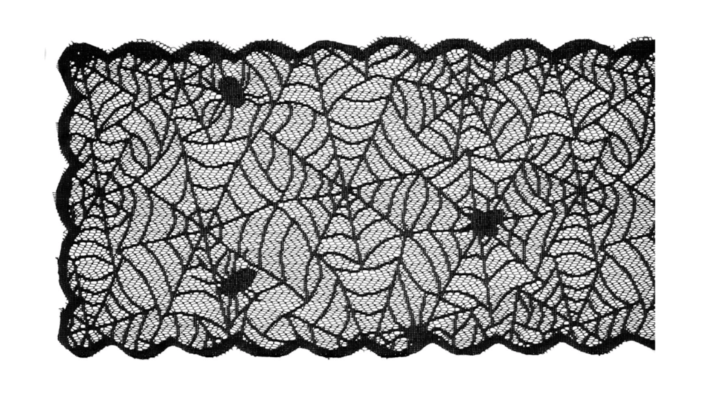 black lace table runner