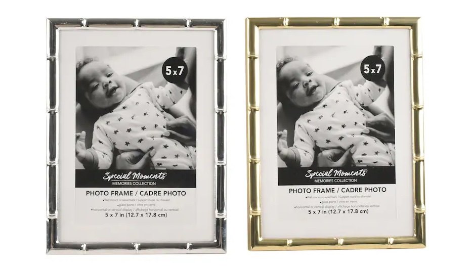 bamboo metal picture frames