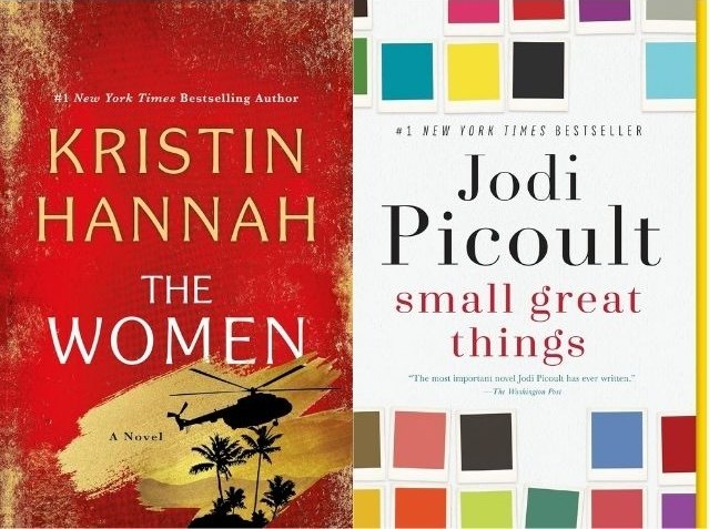Book jackets of The Women and Small Great Things