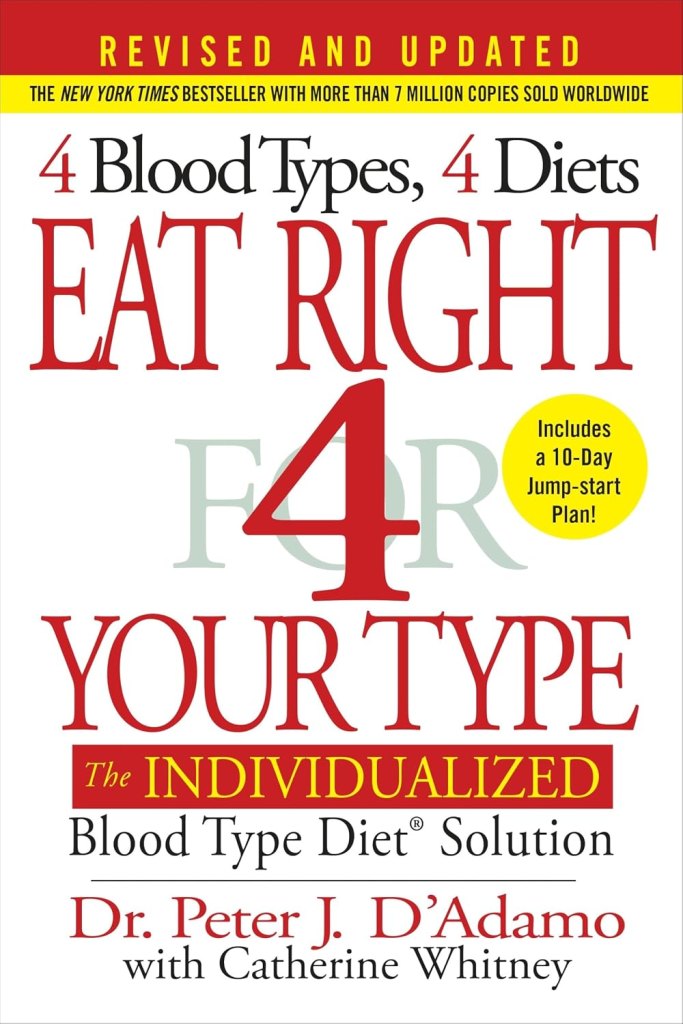 Eat Right 4 Your Type by Dr. Peter J. D'Adamo and Catherine Whitney