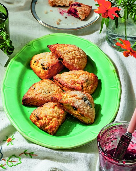 Citrus and Sour Cherry Scones