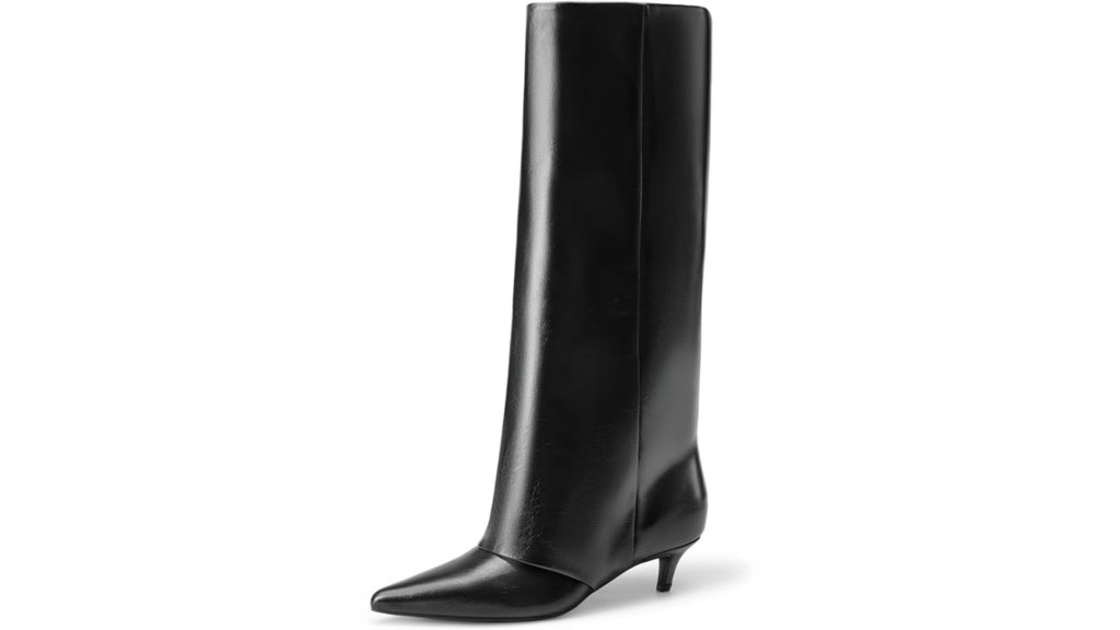 DREAM PAIRS Fold-Over Knee High Fashion Boots